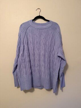 Aerie Oversized Blue Sweater